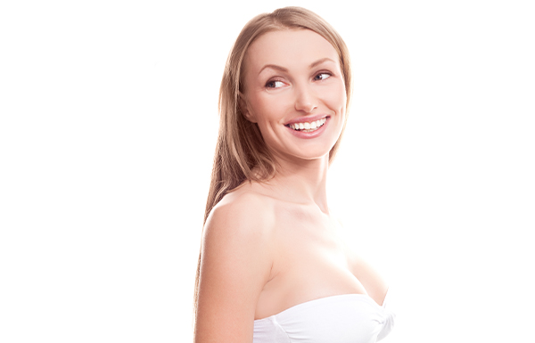 Cosmetic Breast Reduction Image - Beautiful Woman with Beautiful Smile 